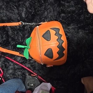Mad engine pumpkin purse